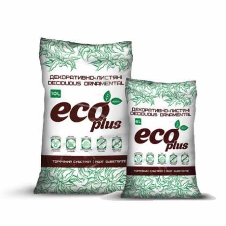 Торф'яний субстрат для дек.-лис. 10л, eco plus