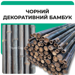 Чорні бамбукові опори 2м 21-23мм