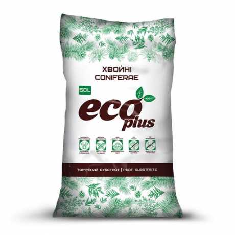 Торф'яний субстрат для хвойних 50л, eco plus