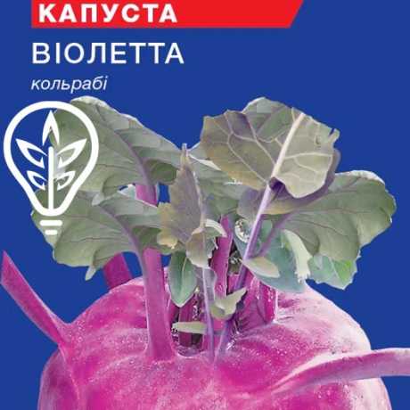 Насіння капусти кольрабi Вiолетта (For Hobby, TM GL Seeds) (1г)