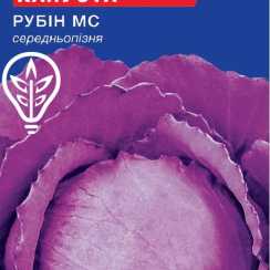 Насіння капусти червонокачанної Рубiн (For Hobby, TM GL Seeds)(1г)