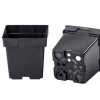 Горщик для розсади 2л, 14х14х14см. квадратний з місцем під етикетку