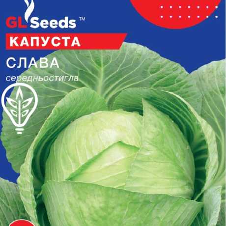 Насіння білокачаної капусти Слава (For Hobby, TM GL Seeds) (10г)